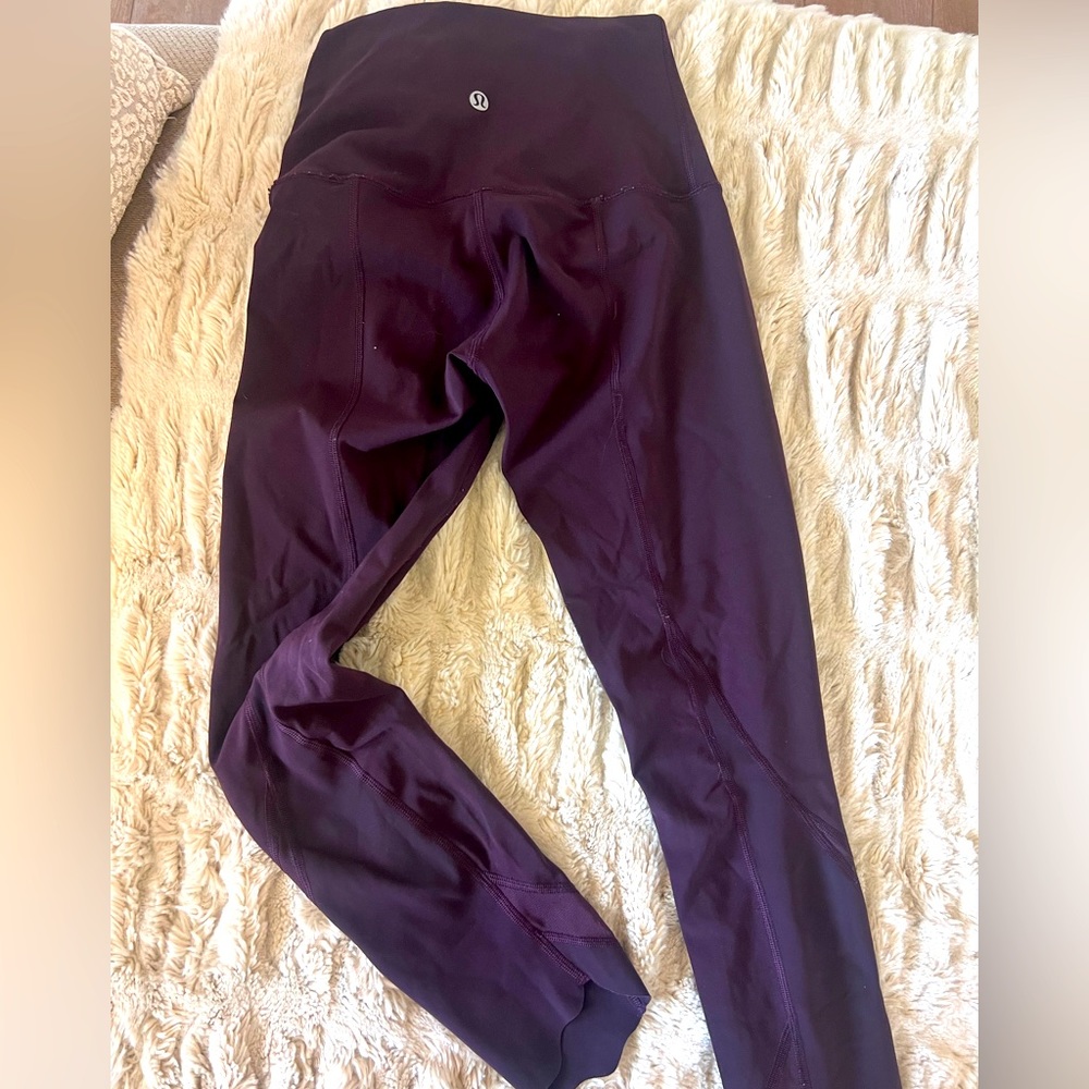 Lululemon crop scalloped leggings